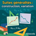 Suites généralités : construction, variation