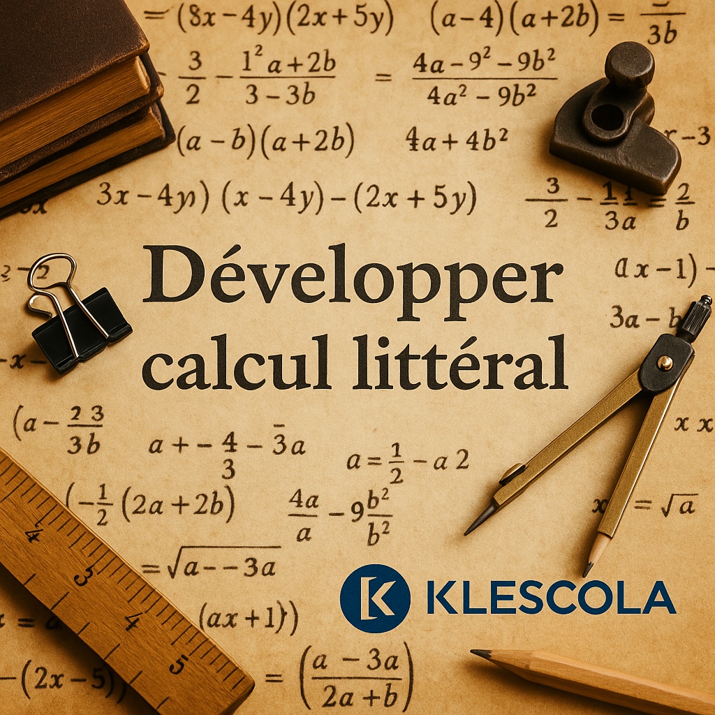 logo Développer calcul littéral