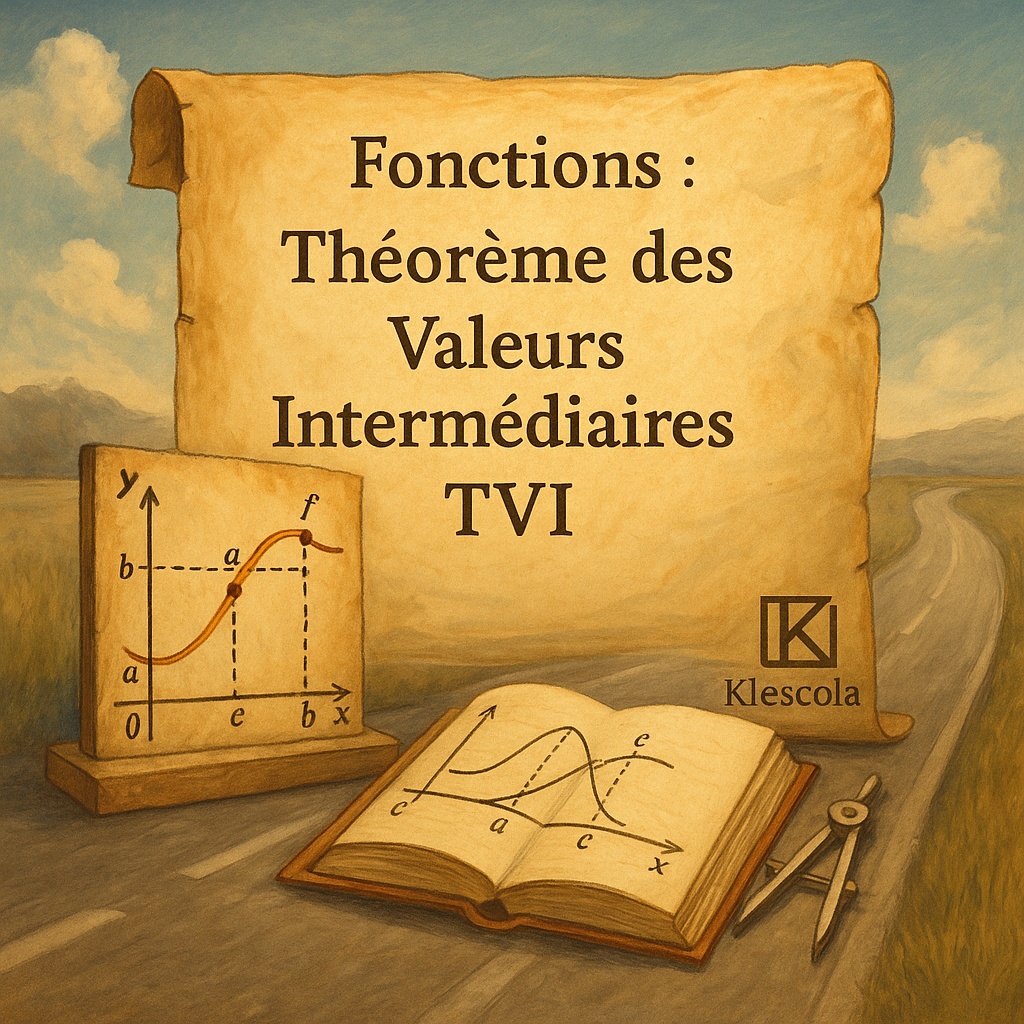 logo Fonctions Théorème des Valeurs Intermédiaires TVI