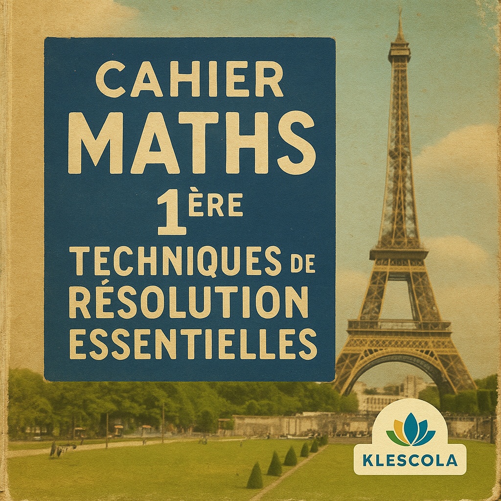 logo Cahier Maths 1ere Techniques de Résolution Essentielles logo Cahier Maths 1ere Techniques de Résolution Essentielles