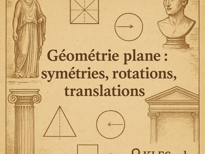 logo Géométrie plane symétries, rotations, translations Géométrie plane : symétries, rotations, translations